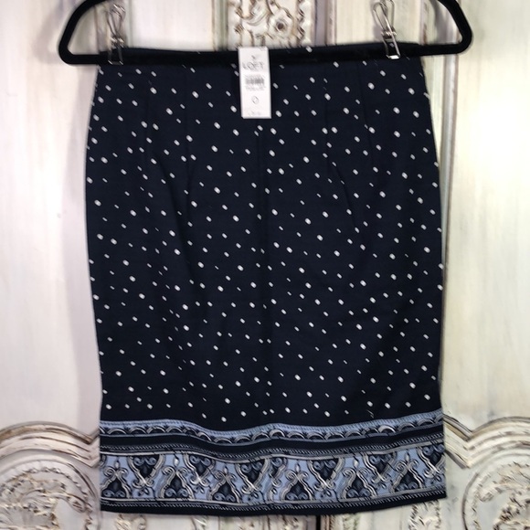 LOFT outlet NWT Classic Casual Summer Skirt Size 0 - Picture 4 of 8